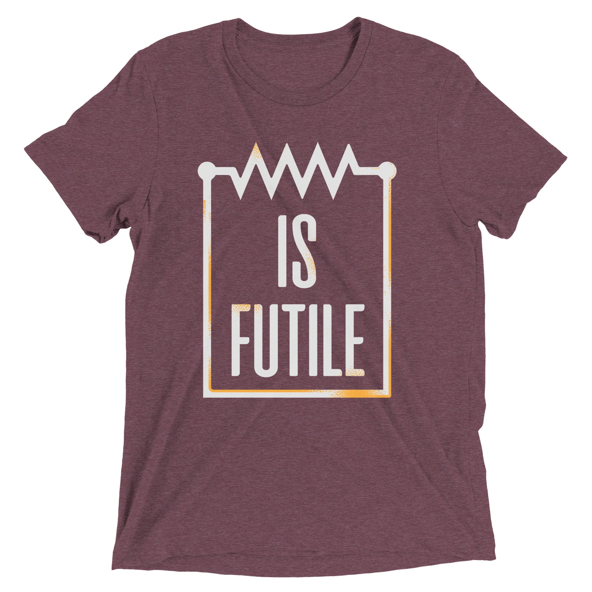 Resistor Is Futile Men's Tri-Blend Tee Hoodie, Sweatshirt | PureTeeCo.com (Image 3)