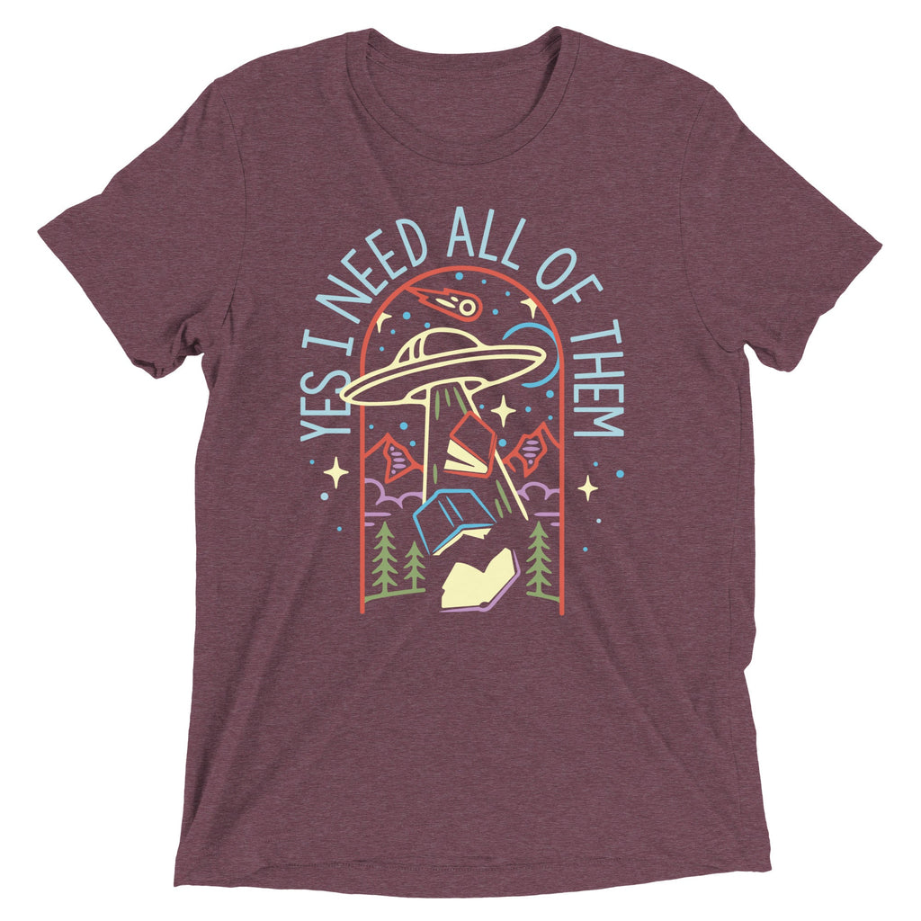 Yes I Need All Of Them Men's Tri-Blend Tee Hoodie, Sweatshirt | PureTeeCo.com (Image 5)