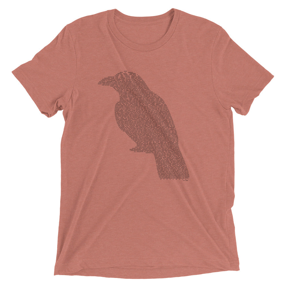 The Raven Men's Tri-Blend Tee Hoodie, Sweatshirt | PureTeeCo.com (Image 3)