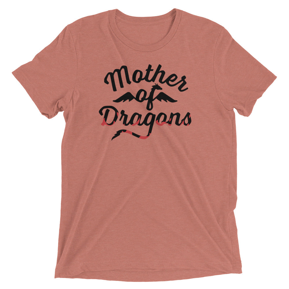 Mother Of Dragons Men's Tri-Blend Tee Hoodie, Sweatshirt | PureTeeCo.com (Image 3)