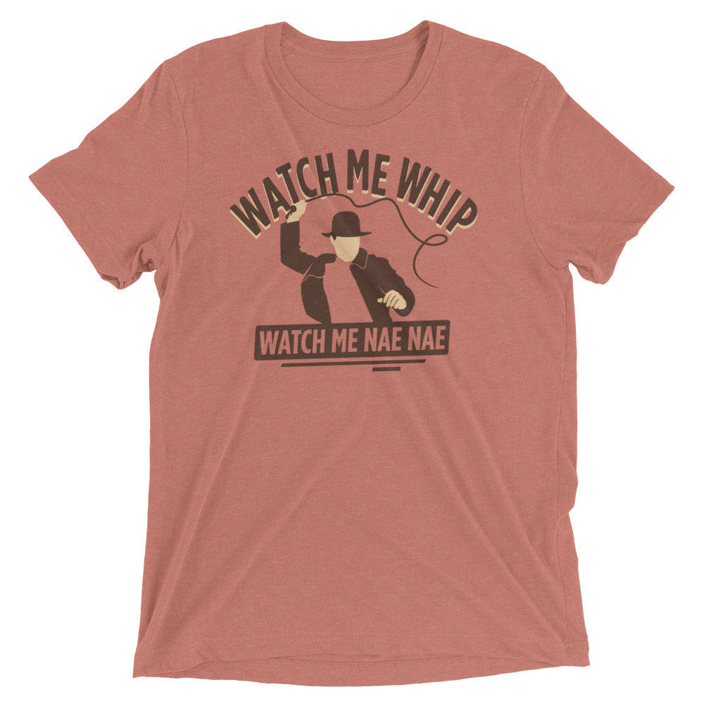 Watch Me Whip Men's Tri-Blend Tee Hoodie, Sweatshirt | PureTeeCo.com (Image 2)