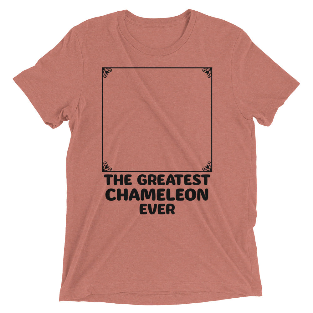 The Greatest Chameleon Ever Men's Tri-Blend Tee Hoodie, Sweatshirt | PureTeeCo.com (Image 4)