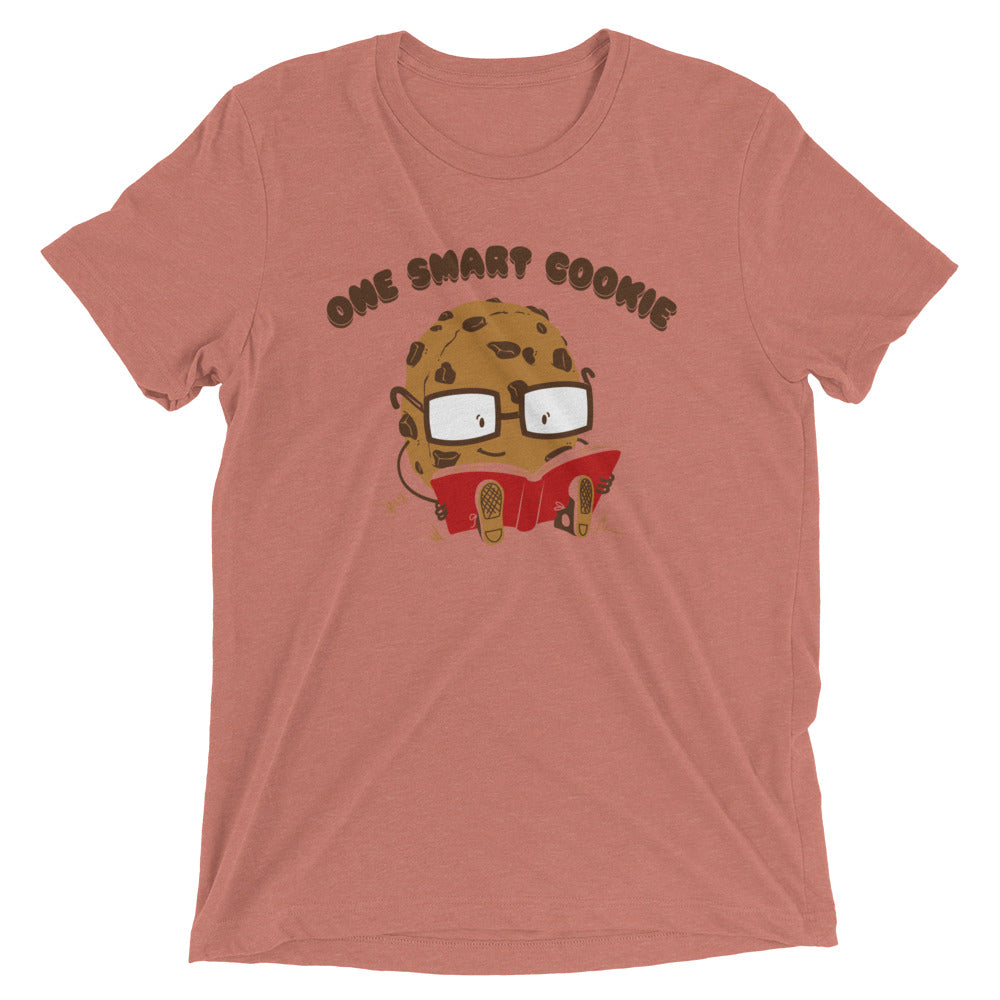 One Smart Cookie Men's Tri-Blend Tee Hoodie, Sweatshirt | PureTeeCo.com (Image 2)