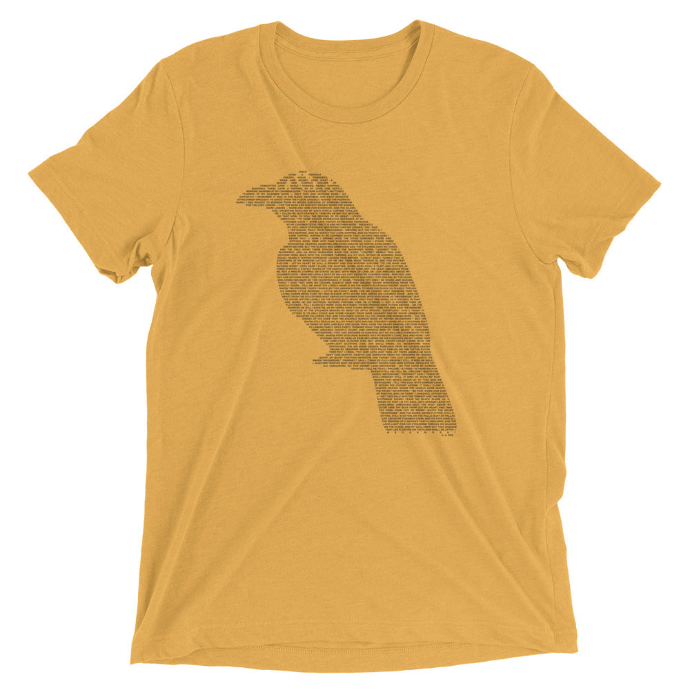 The Raven Men's Tri-Blend Tee Hoodie, Sweatshirt | PureTeeCo.com (Image 4)