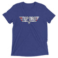 Top Dad Men's Tri-Blend Tee Hoodie, Sweatshirt | PureTeeCo.com (Image 1)