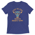 Not In The Moo'd Right Now Men's Tri-Blend Tee Hoodie, Sweatshirt | PureTeeCo.com (Image 1)