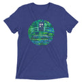 Water Lilies Police Box Men's Tri-Blend Tee Hoodie, Sweatshirt | PureTeeCo.com (Image 1)