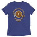 Support Your Local Breakfast Place Men's Tri-Blend Tee Hoodie, Sweatshirt | PureTeeCo.com (Image 1)