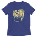 Aloha Beaches Men's Tri-Blend Tee Hoodie, Sweatshirt | PureTeeCo.com (Image 1)