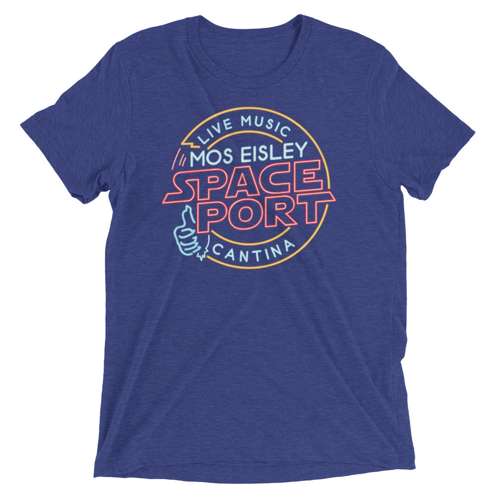 Mos Eisley Space Port Men's Tri-Blend Tee Hoodie, Sweatshirt | PureTeeCo.com (Image 4)