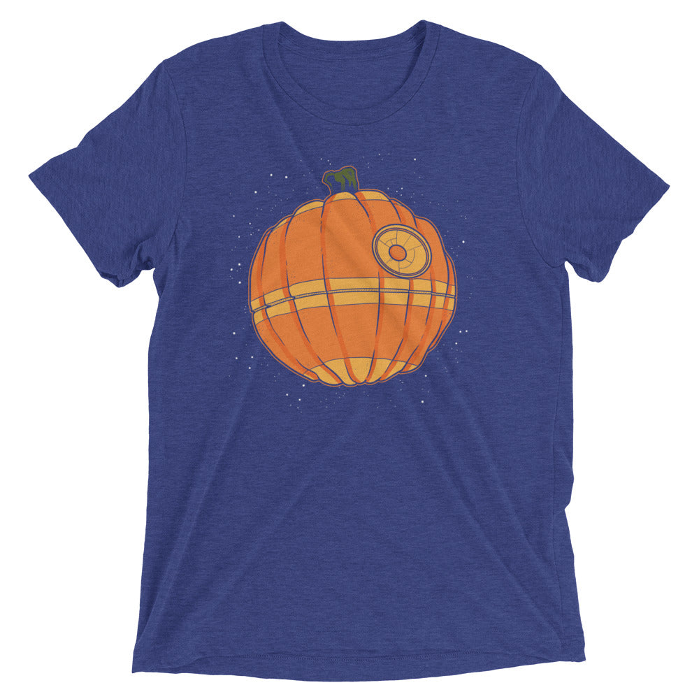 That's No Pumpkin Men's Tri-Blend Tee Hoodie, Sweatshirt | PureTeeCo.com (Image 3)