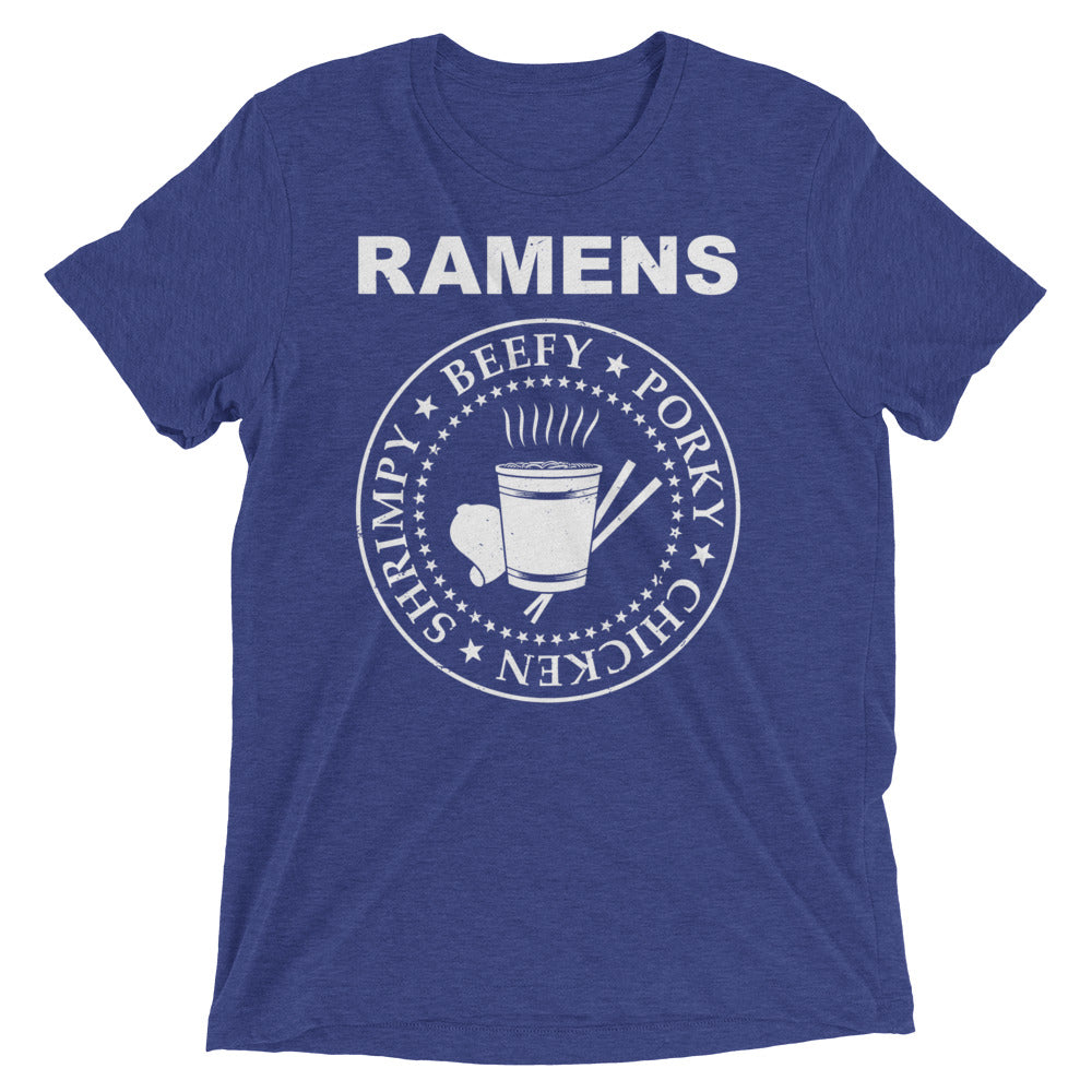 Ramens Men's Tri-Blend Tee Hoodie, Sweatshirt | PureTeeCo.com (Image 4)