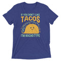 I'm Nacho Type Men's Tri-Blend Tee Hoodie, Sweatshirt | PureTeeCo.com (Image 1)