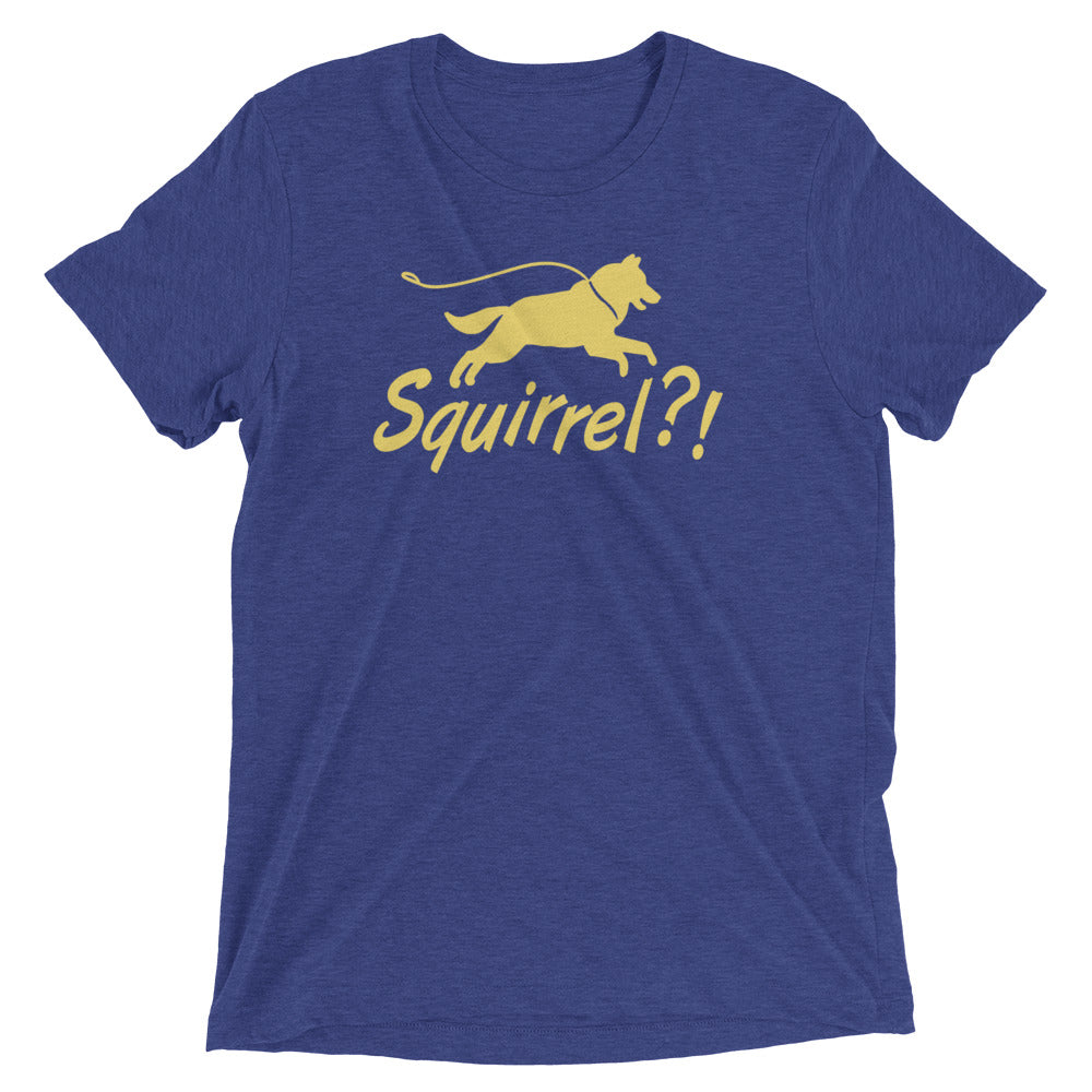 Squirrel?! Men's Tri-Blend Tee Hoodie, Sweatshirt | PureTeeCo.com (Image 1)