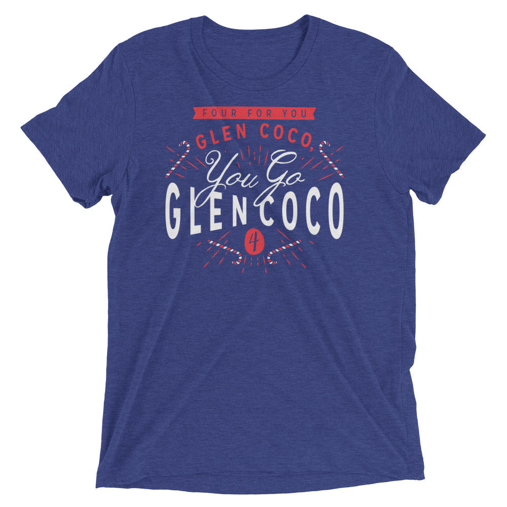 You Go Glen Coco Men's Tri-Blend Tee Hoodie, Sweatshirt | PureTeeCo.com (Image 1)