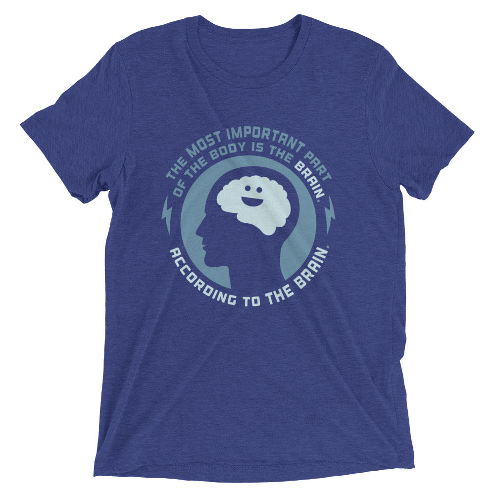 Most Important Part Of The Body Men's Tri-Blend Tee Hoodie, Sweatshirt | PureTeeCo.com (Image 5)