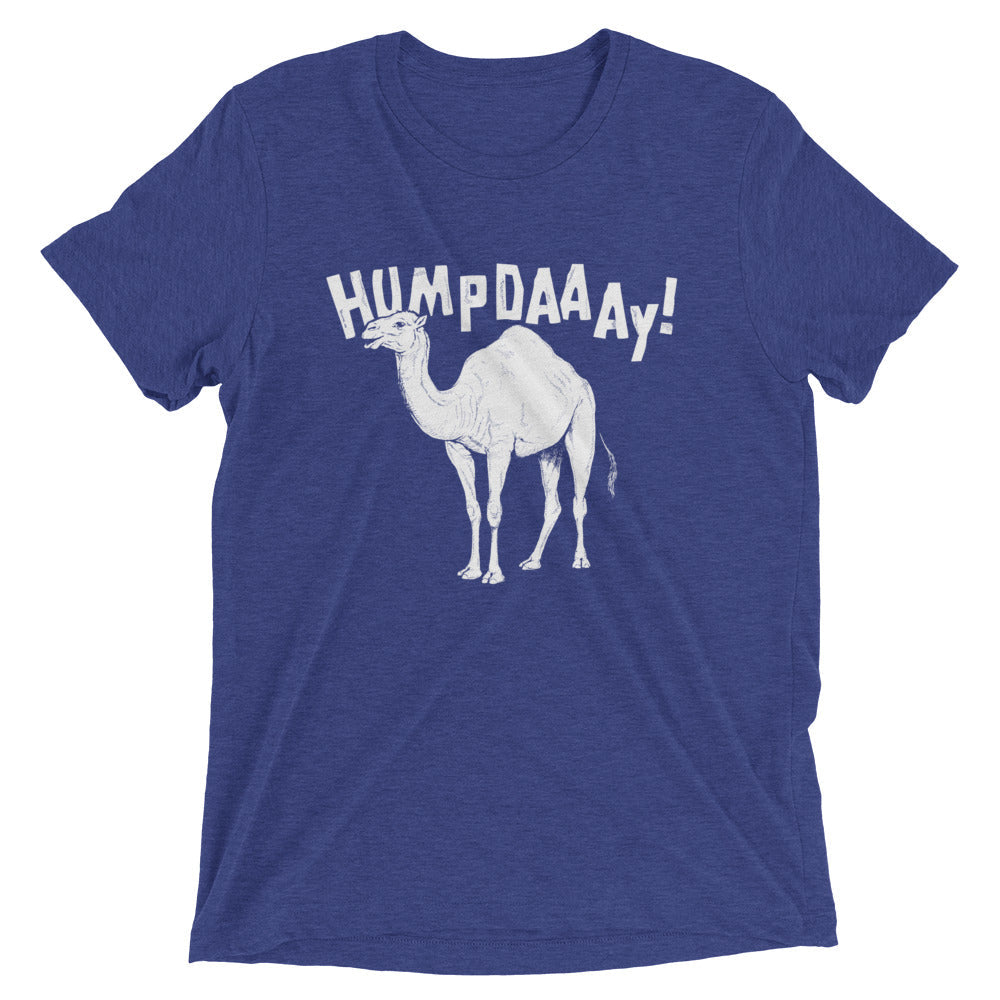 Hump Day! Men's Tri-Blend Tee Hoodie, Sweatshirt | PureTeeCo.com (Image 1)