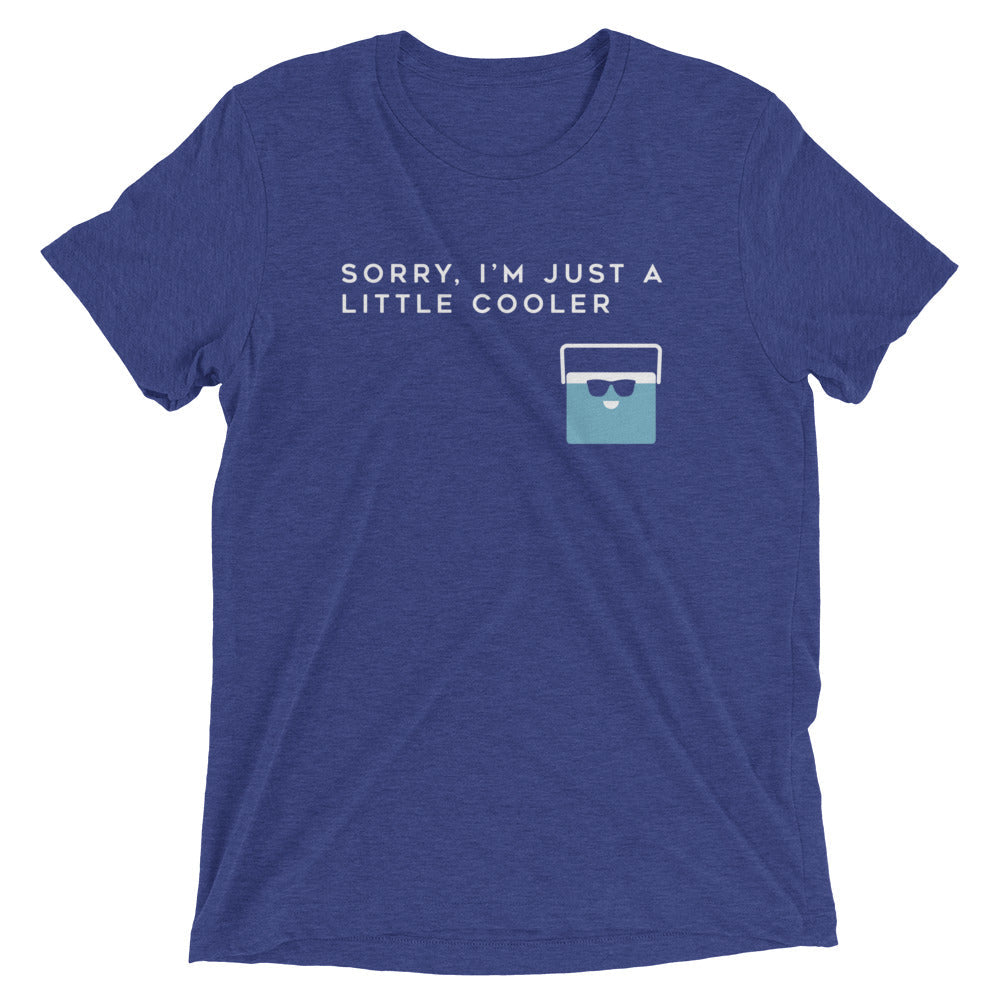 Sorry, I'm Just A Little Cooler Men's Tri-Blend Tee Hoodie, Sweatshirt | PureTeeCo.com (Image 3)