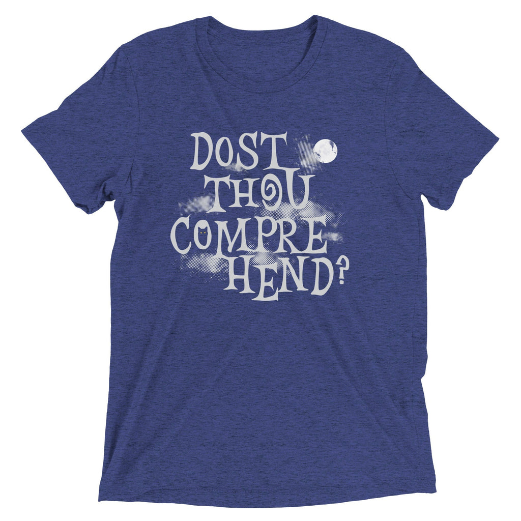 Dost Thou Comprehend? Men's Tri-Blend Tee Hoodie, Sweatshirt | PureTeeCo.com (Image 2)