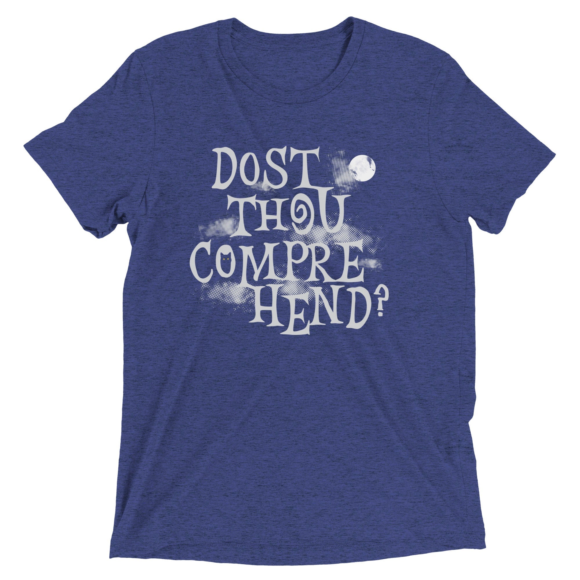 Dost Thou Comprehend? Men's Tri-Blend Tee Hoodie, Sweatshirt | PureTeeCo.com (Image 2)