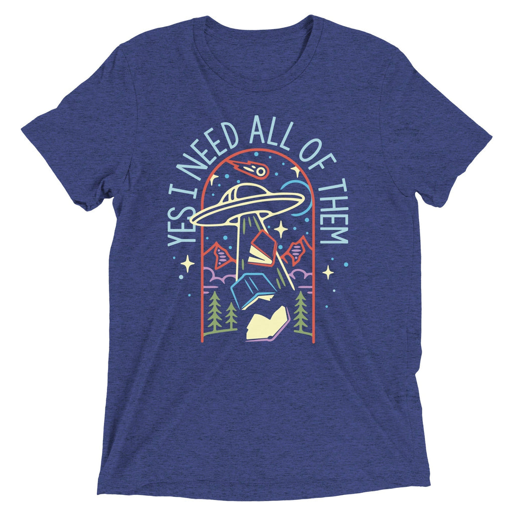 Yes I Need All Of Them Men's Tri-Blend Tee Hoodie, Sweatshirt | PureTeeCo.com (Image 3)
