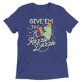 Give'em The Ol' Razzle Dazzle Men's Tri-Blend Tee Hoodie, Sweatshirt | PureTeeCo.com (Image 1)