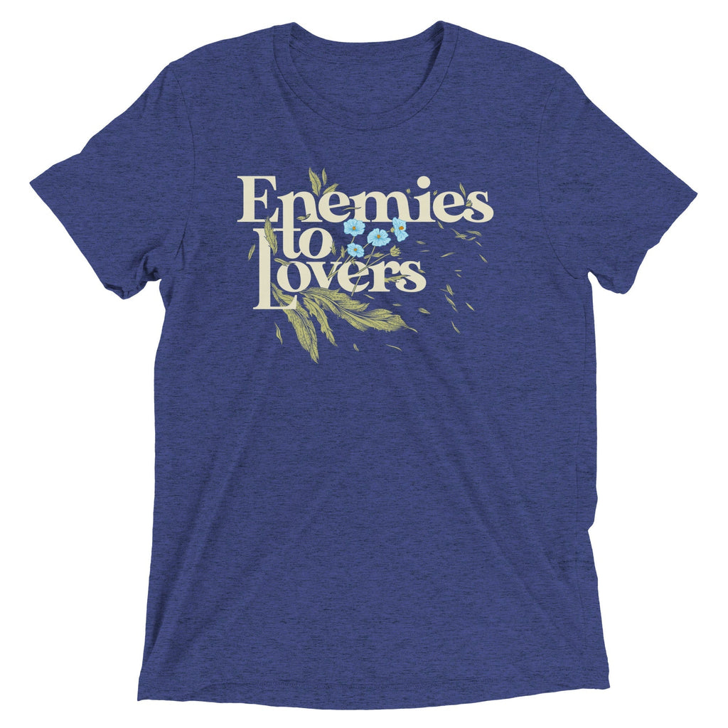 Enemies To Lovers Men's Tri-Blend Tee Hoodie, Sweatshirt | PureTeeCo.com (Image 4)