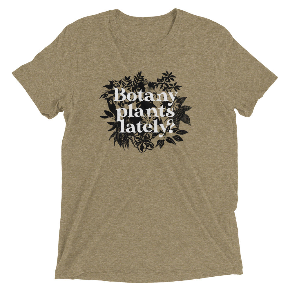 Botany Plants Lately? Men's Tri-Blend Tee Hoodie, Sweatshirt | PureTeeCo.com (Image 4)