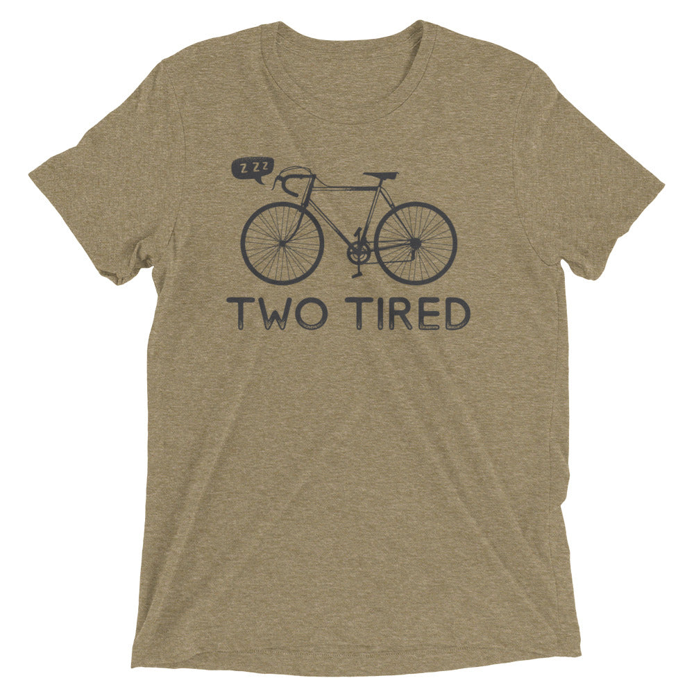 Two Tired Men's Tri-Blend Tee Hoodie, Sweatshirt | PureTeeCo.com (Image 3)
