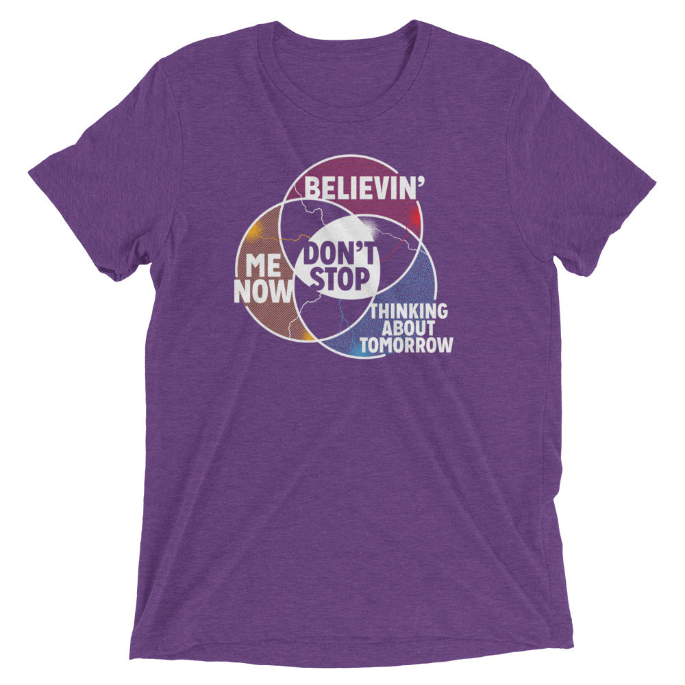 Don't Stop Venn Diagram Men's Tri-Blend Tee Hoodie, Sweatshirt | PureTeeCo.com (Image 5)