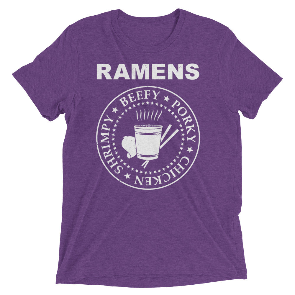 Ramens Men's Tri-Blend Tee Hoodie, Sweatshirt | PureTeeCo.com (Image 3)