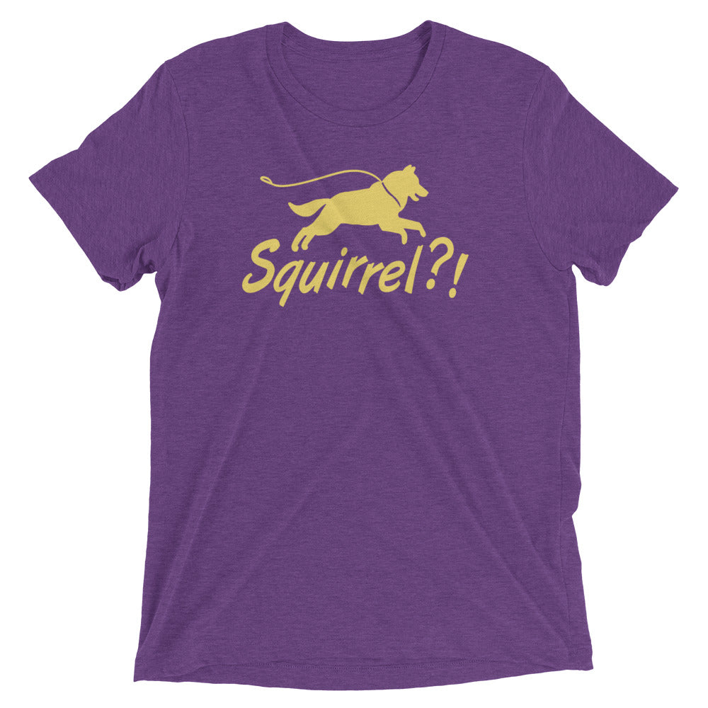 Squirrel?! Men's Tri-Blend Tee Hoodie, Sweatshirt | PureTeeCo.com (Image 4)