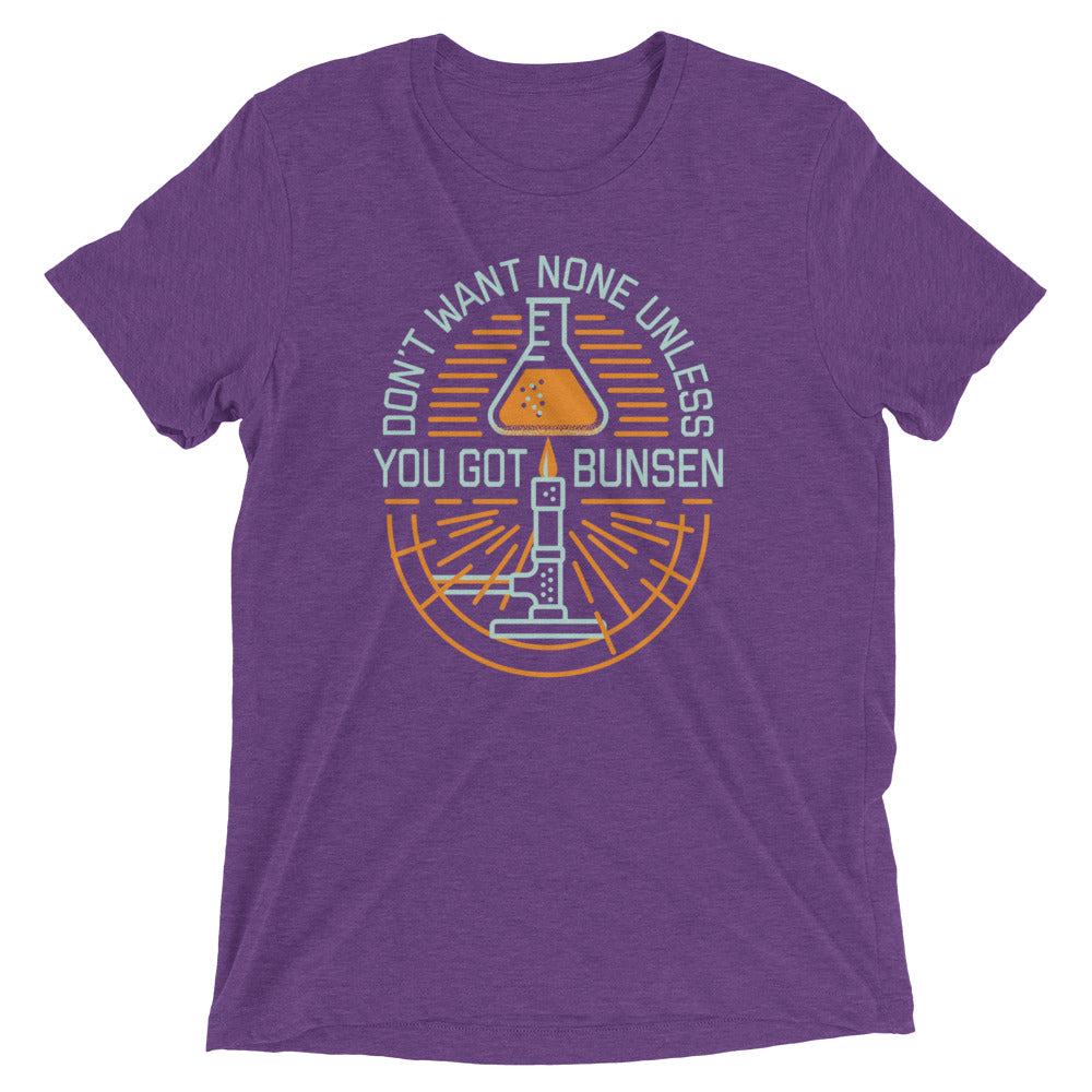 Don't Want None Unless You Got Bunsen Men's Tri-Blend Tee Hoodie, Sweatshirt | PureTeeCo.com (Image 4)