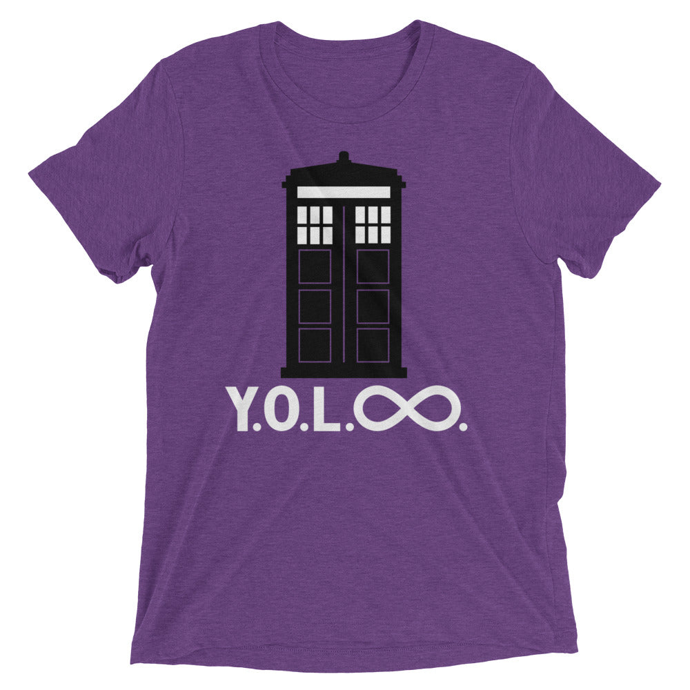 YOL Infinity Men's Tri-Blend Tee Hoodie, Sweatshirt | PureTeeCo.com (Image 2)