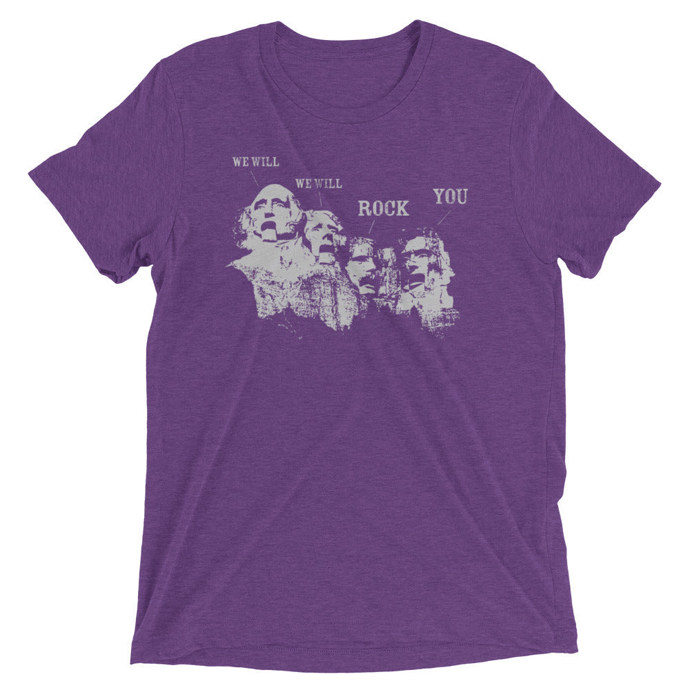 We Will Rock You Men's Tri-Blend Tee Hoodie, Sweatshirt | PureTeeCo.com (Image 2)