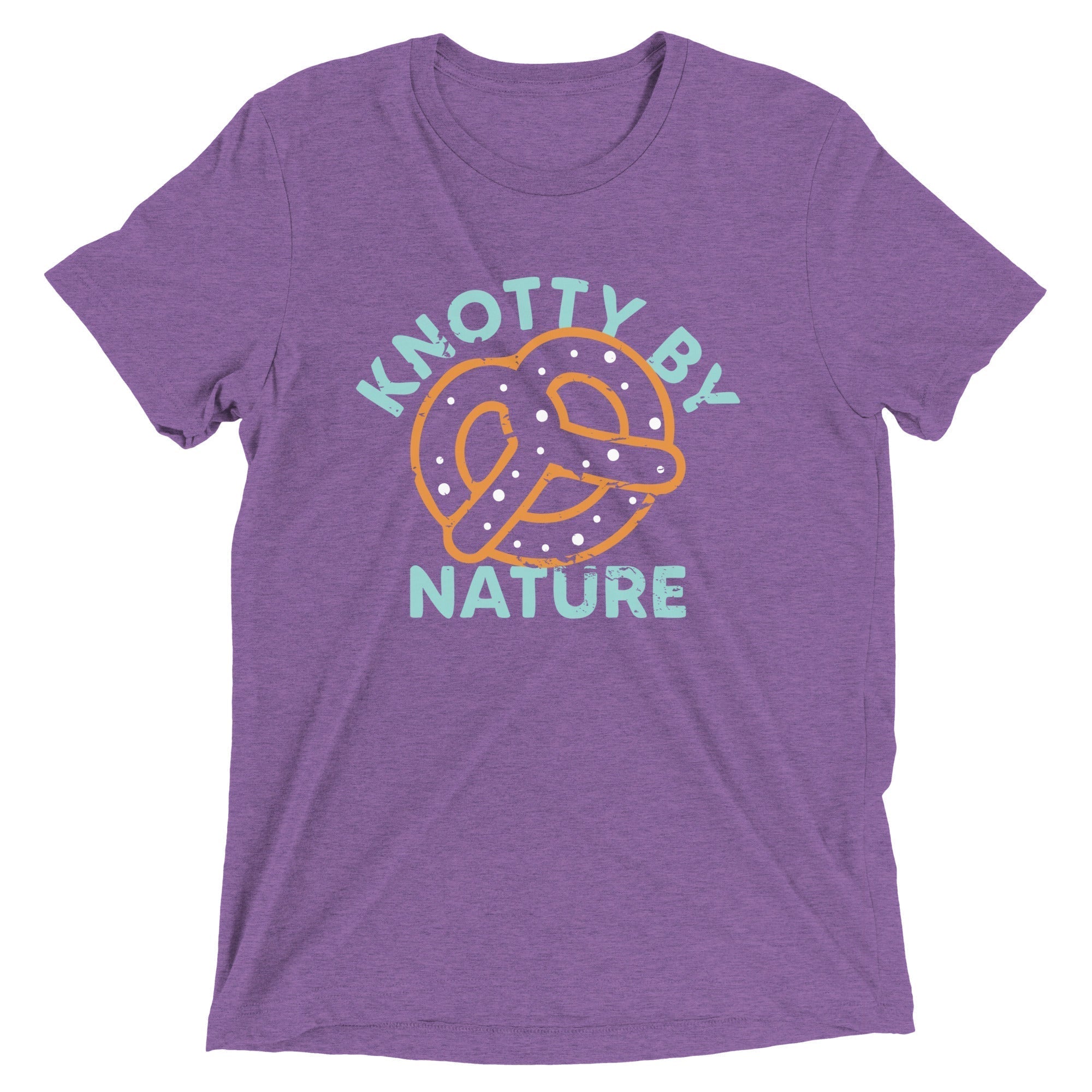 Knotty By Nature Men's Tri-Blend Tee Hoodie, Sweatshirt | PureTeeCo.com (Image 4)