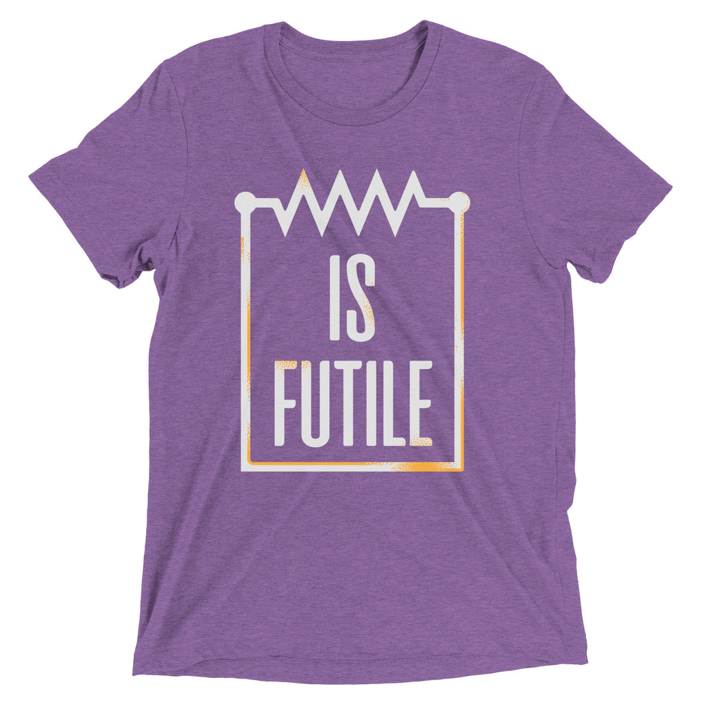 Resistor Is Futile Men's Tri-Blend Tee Hoodie, Sweatshirt | PureTeeCo.com (Image 5)