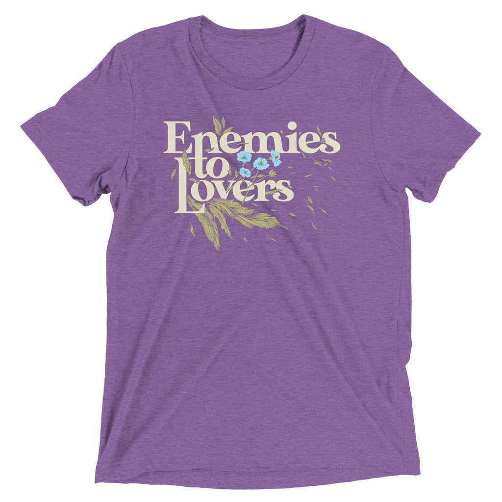 Enemies To Lovers Men's Tri-Blend Tee Hoodie, Sweatshirt | PureTeeCo.com (Image 5)