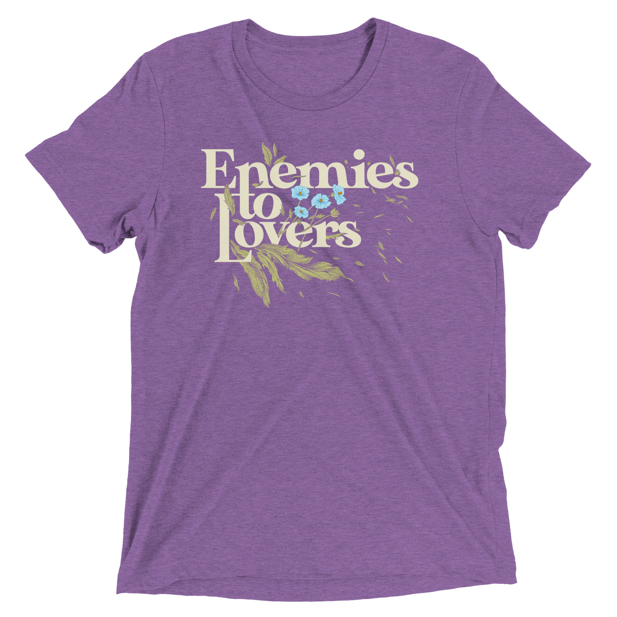 Enemies To Lovers Men's Tri-Blend Tee Hoodie, Sweatshirt | PureTeeCo.com (Image 5)
