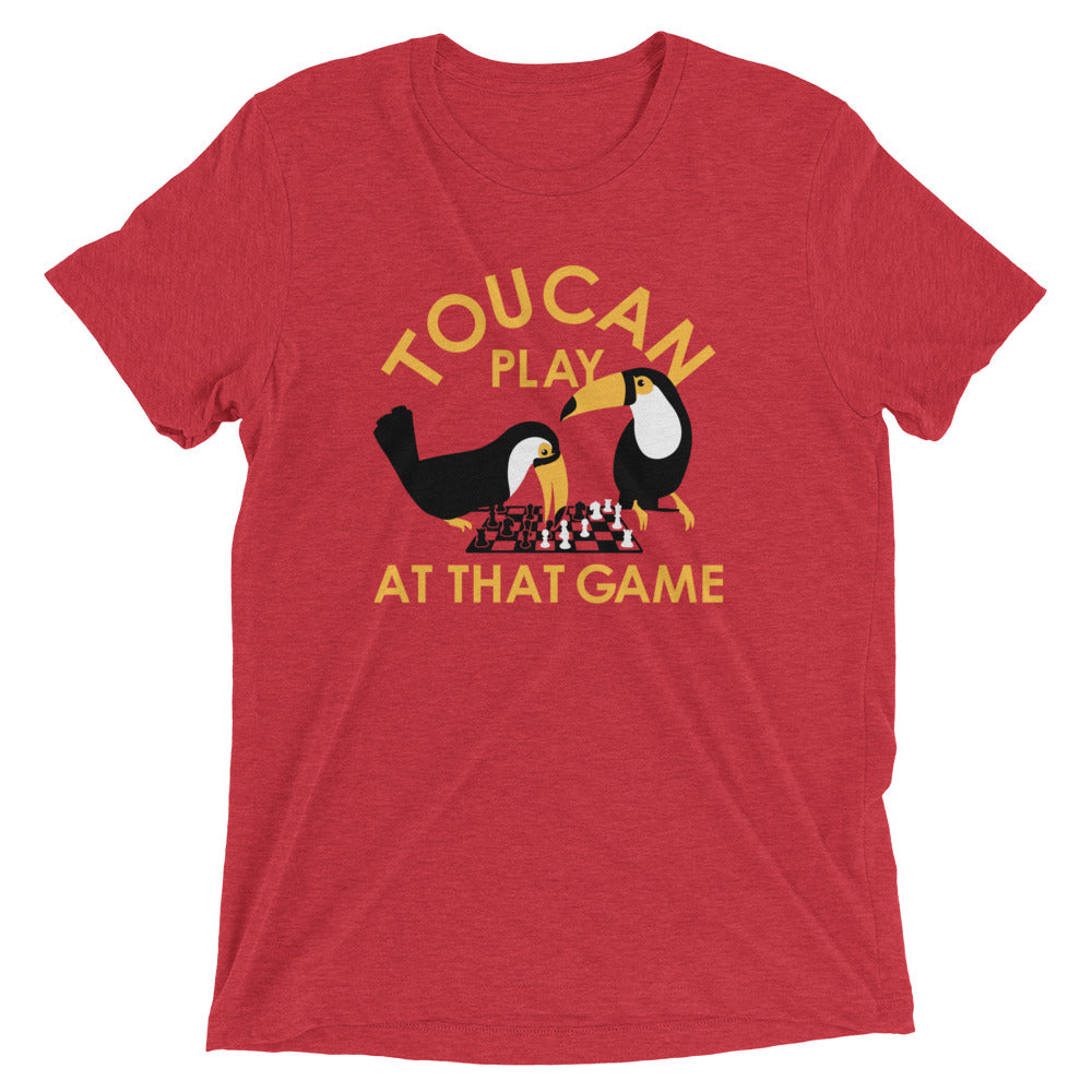 Toucan Play At That Game Men's Tri-Blend Tee Hoodie, Sweatshirt | PureTeeCo.com (Image 2)