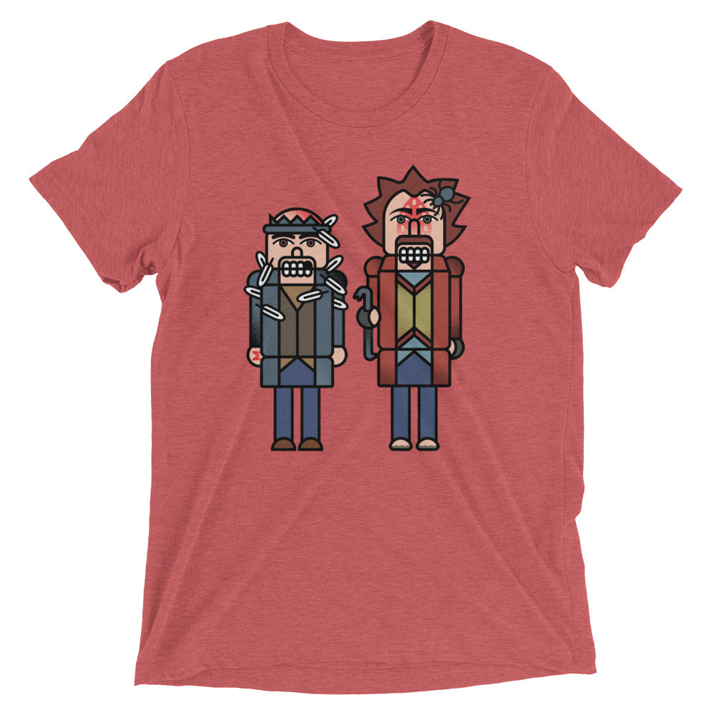 The Nutcrackers Men's Tri-Blend Tee Hoodie, Sweatshirt | PureTeeCo.com (Image 3)