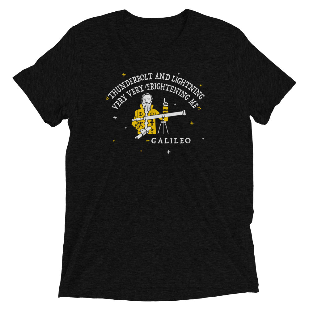Thunderbolt And Lightning Men's Tri-Blend Tee Hoodie, Sweatshirt | PureTeeCo.com (Image 1)
