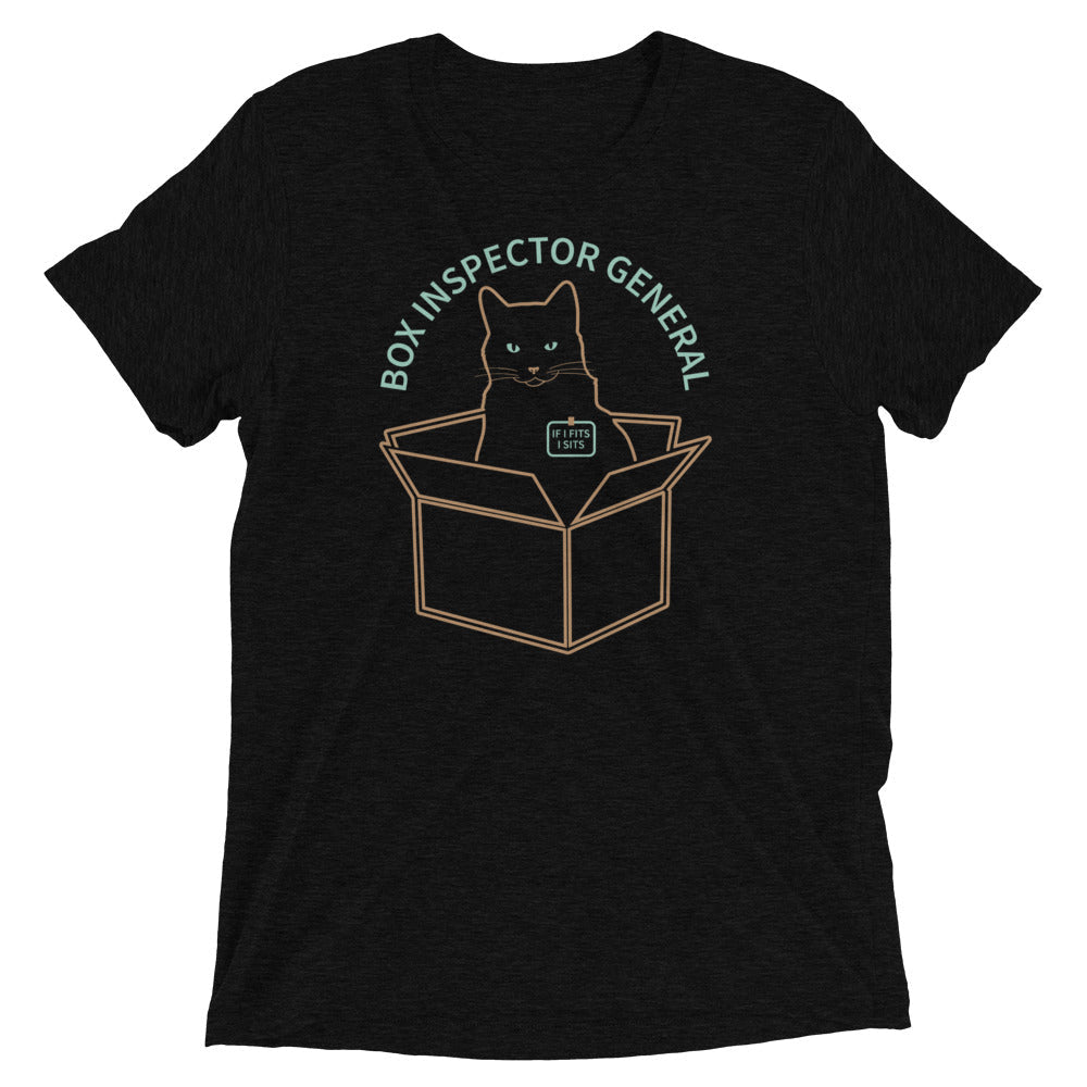 Box Inspector General Men's Tri-Blend Tee Hoodie, Sweatshirt | PureTeeCo.com (Image 1)
