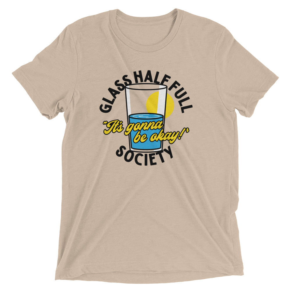 Glass Half Full Society Men's Tri-Blend Tee Hoodie, Sweatshirt | PureTeeCo.com (Image 5)