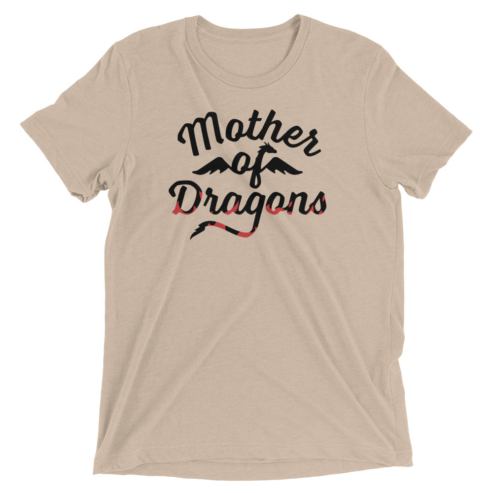 Mother Of Dragons Men's Tri-Blend Tee Hoodie, Sweatshirt | PureTeeCo.com (Image 4)