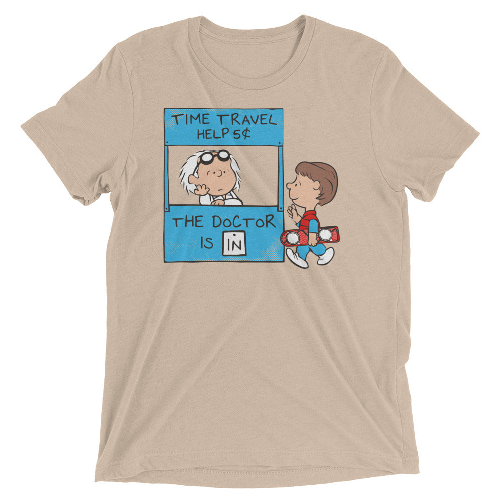 The Doctor Is In Men's Tri-Blend Tee Hoodie, Sweatshirt | PureTeeCo.com (Image 5)