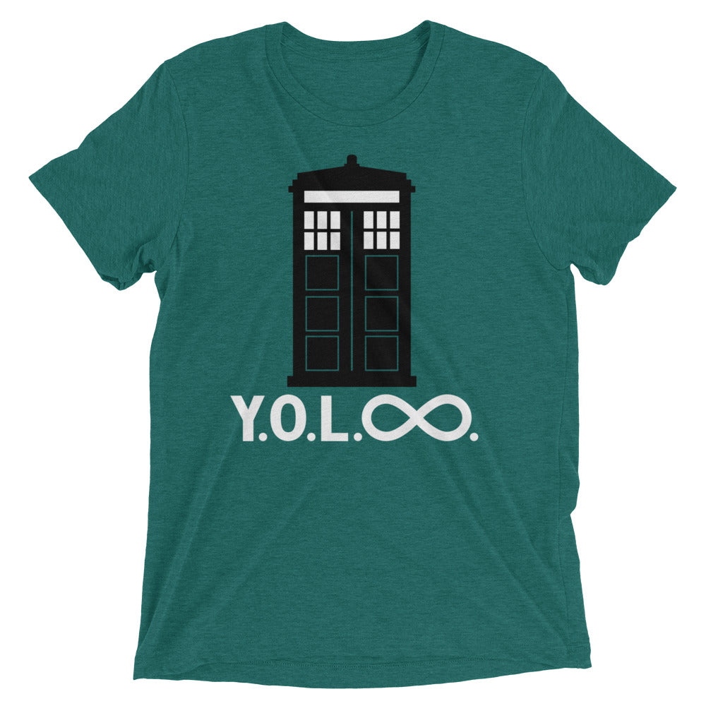 YOL Infinity Men's Tri-Blend Tee Hoodie, Sweatshirt | PureTeeCo.com (Image 4)