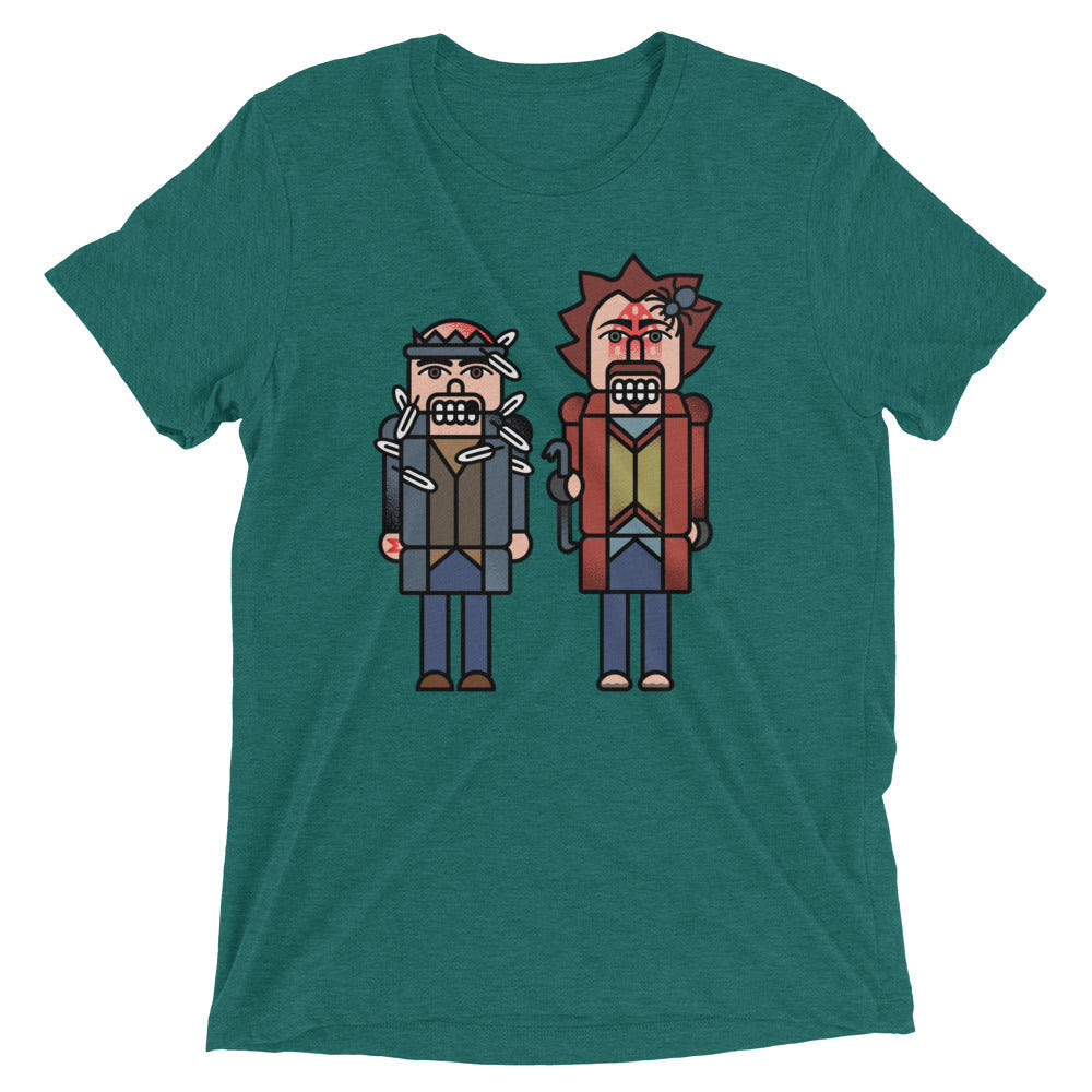 The Nutcrackers Men's Tri-Blend Tee Hoodie, Sweatshirt | PureTeeCo.com (Image 2)