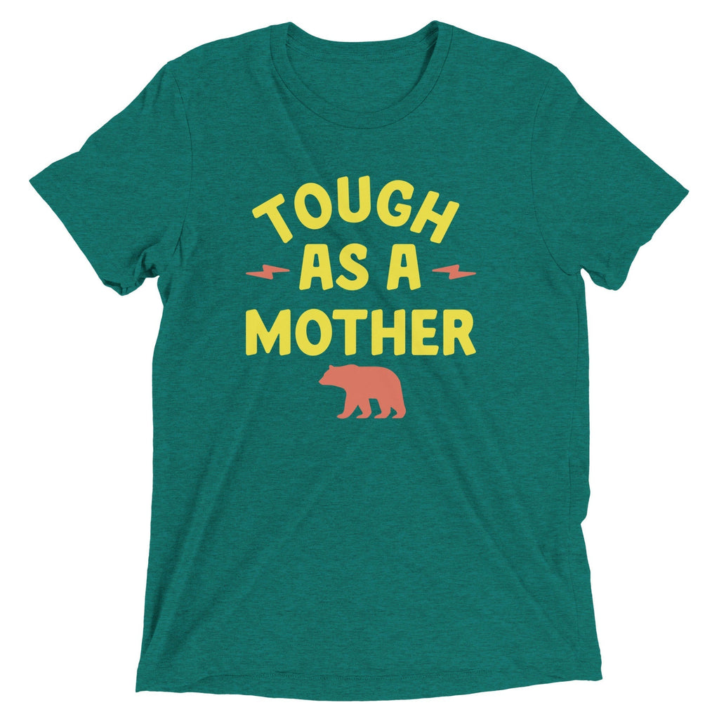 Tough As A Mother Men's Tri-Blend Tee Hoodie, Sweatshirt | PureTeeCo.com (Image 5)