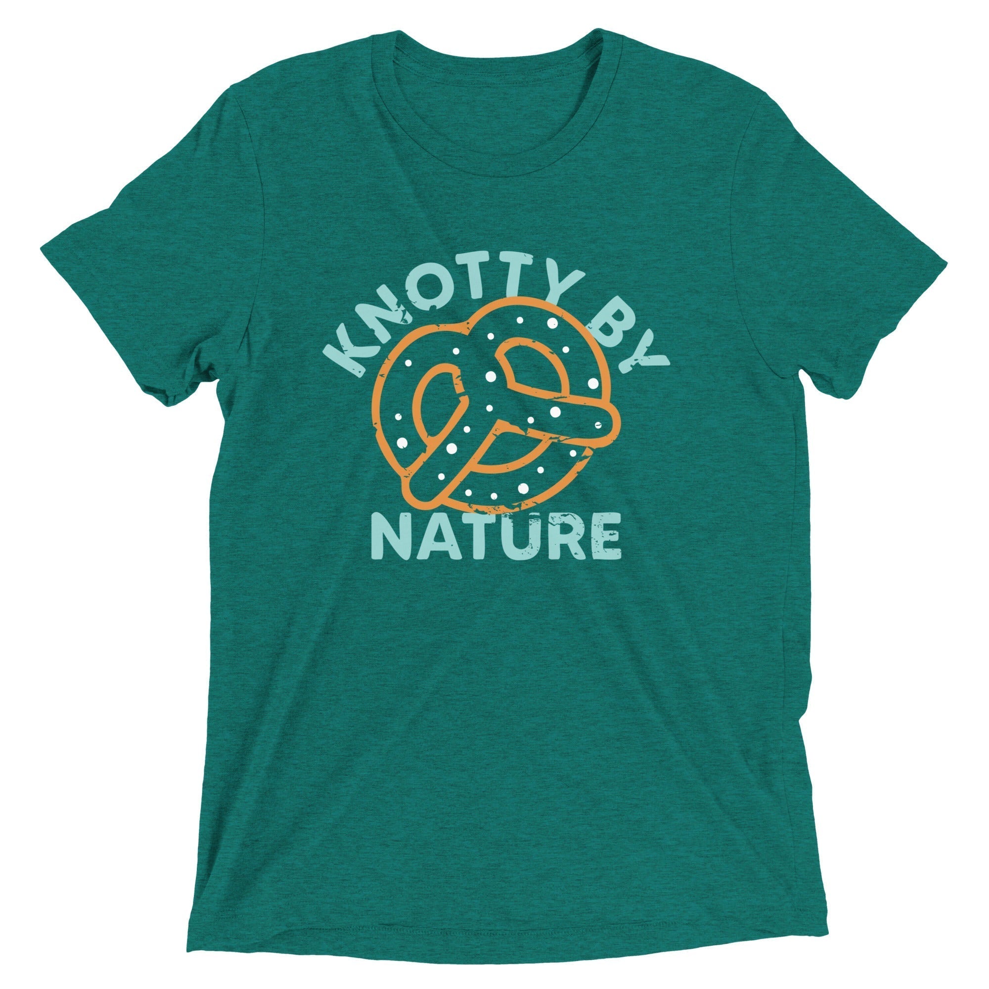 Knotty By Nature Men's Tri-Blend Tee Hoodie, Sweatshirt | PureTeeCo.com (Image 2)